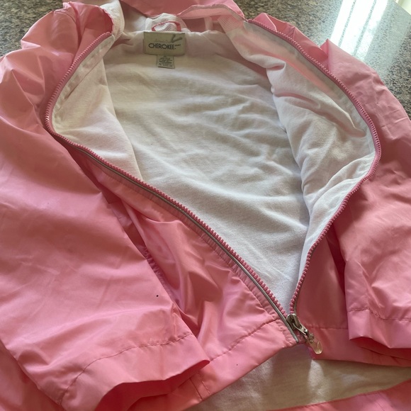 CHEROKEE Girls XL  rain and wind jacket Fits ladies S-M. Packs tiny Lightweight - Picture 5 of 9